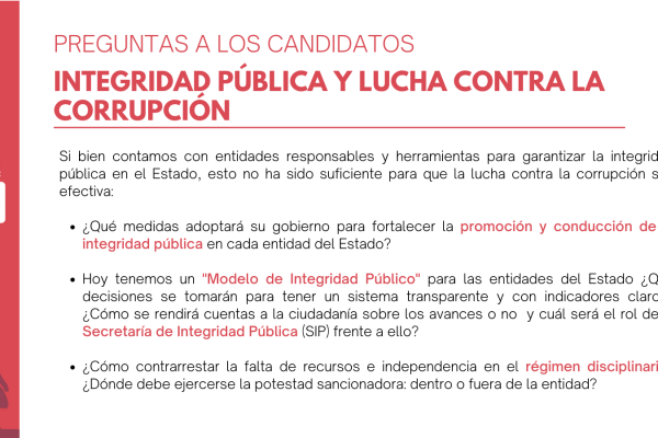 Integridad Preguntas DEBATE