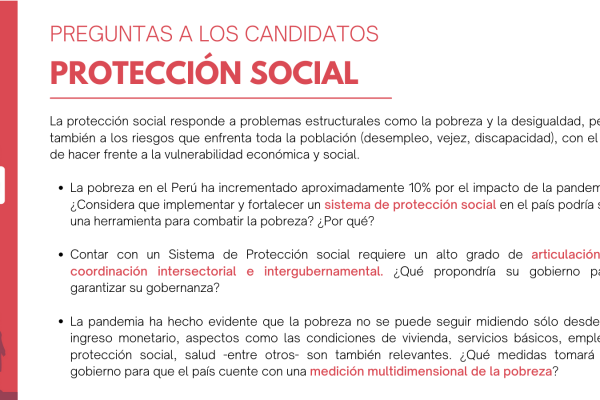 Proteccion social Preguntas DEBATE
